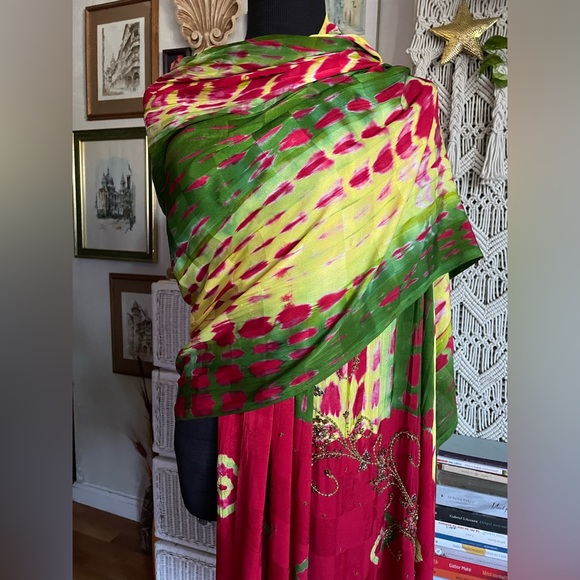 Colorful dupata shawl - Picture 7 of 7